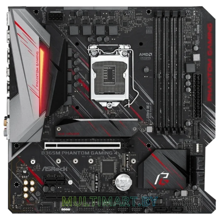 Материнская плата ASRock B365M Phantom Gaming 4